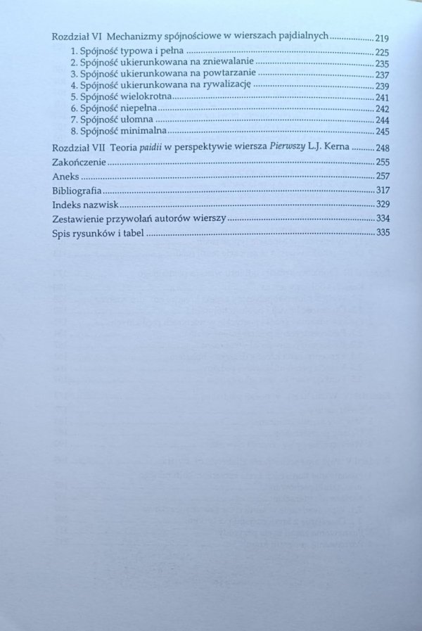 Maria Ostasz • Od Konopnickiej do Kerna. Studium wiersza pajdialnego - spis treści