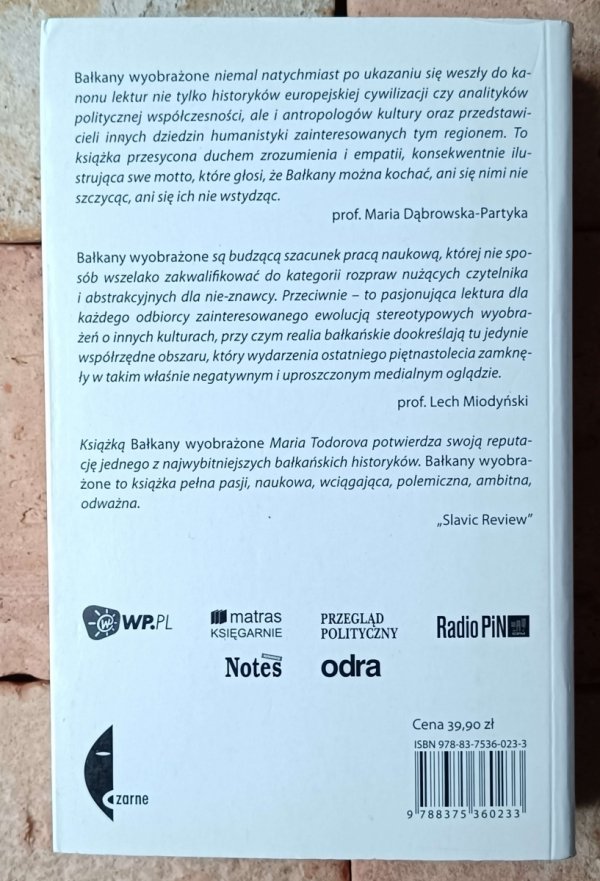 Maria Todorova • Bałkany wyobrażone - okładka