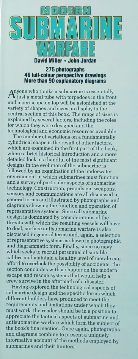 David Miller, John Jordan Modern Submarine Warfare