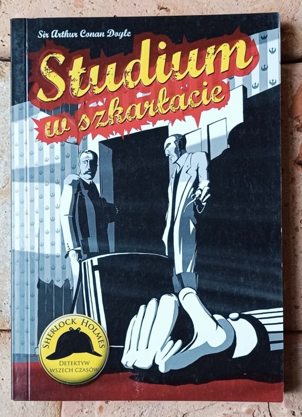 Arthur Conan Doyle  Studium w szkarłacie  - okładka