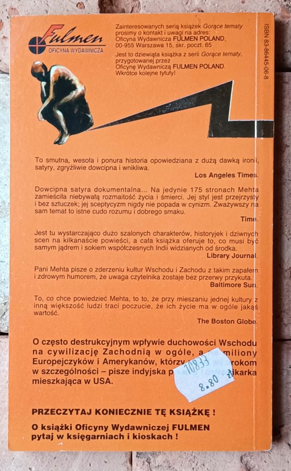 Gita Mehta  Karma Cola - okładka