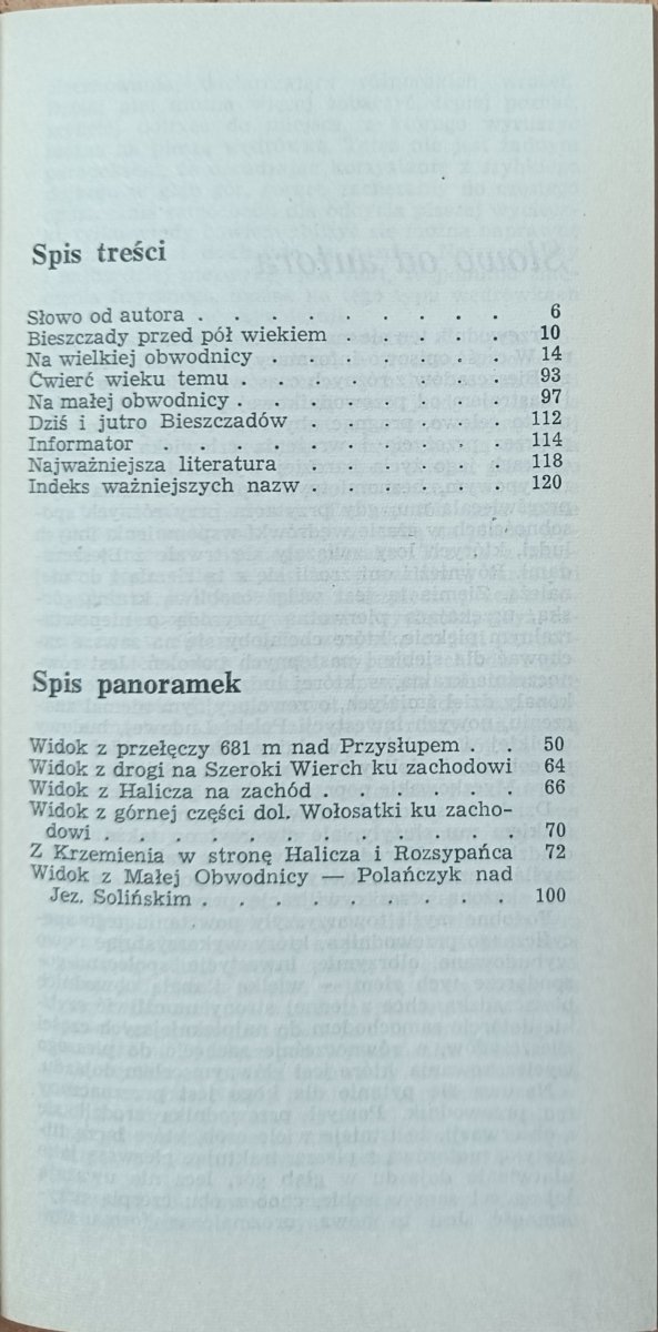 Władysław Krygowski • Przez przełęcze Bieszczadów samochodem i z plecakiem
