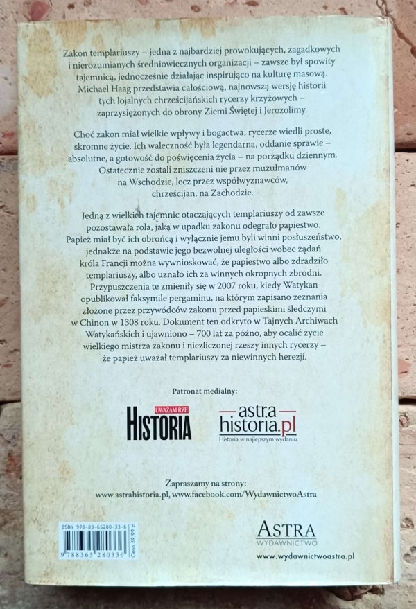 Michael Haag  Templariusze. Historia i mity - okładka