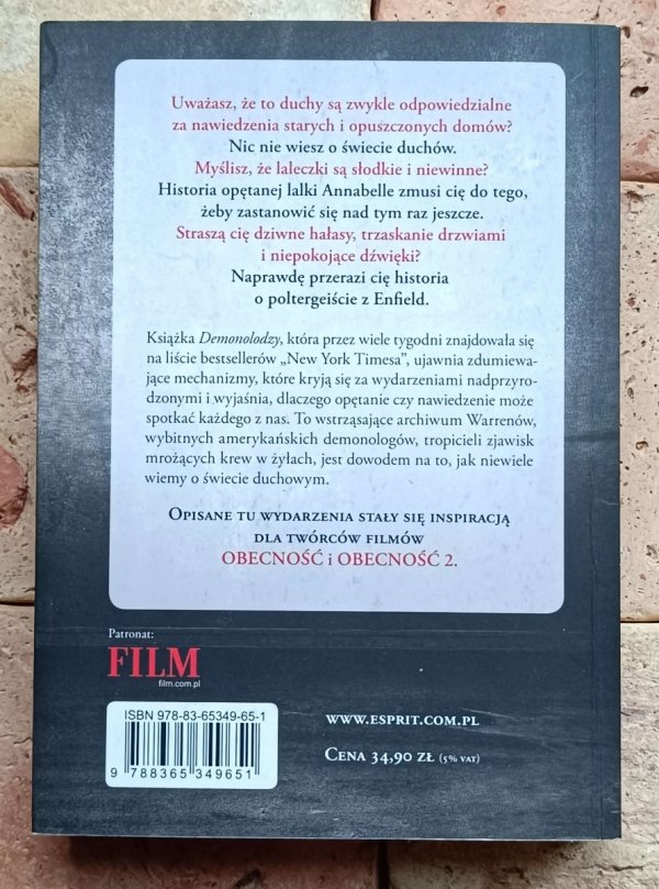 Gerald Brittle - Ed i Lorraine Warren Demonolodzy - okładka