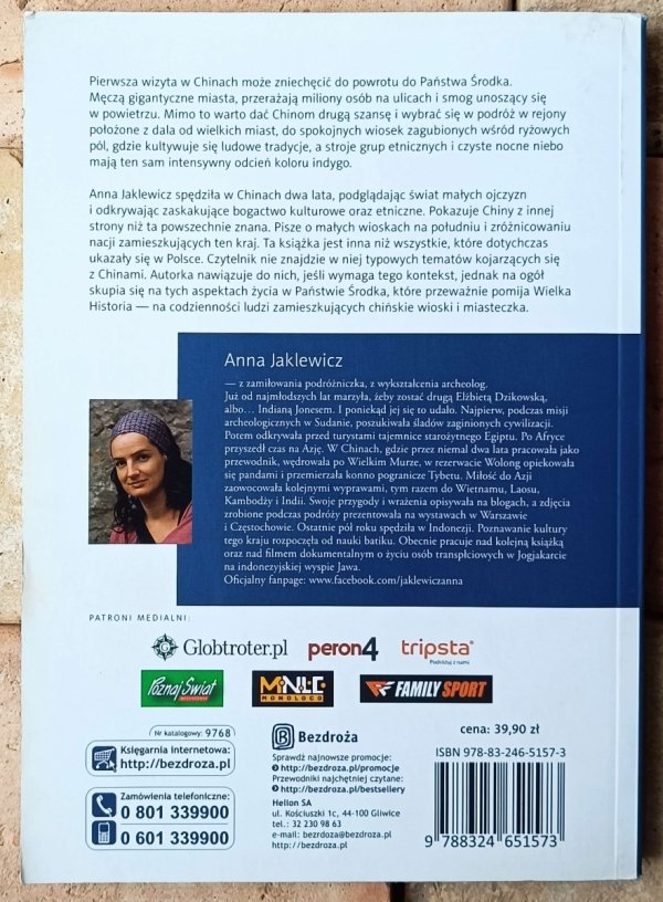 Anna Jaklewicz • Niebo w kolorze indygo. Chiny z dala od wielkiego miasta - okładka