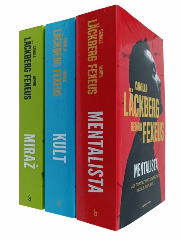 Camilla Läckberg - Cykl Mentalista - Mentalista - Kult - Miraż | komplet - okładka