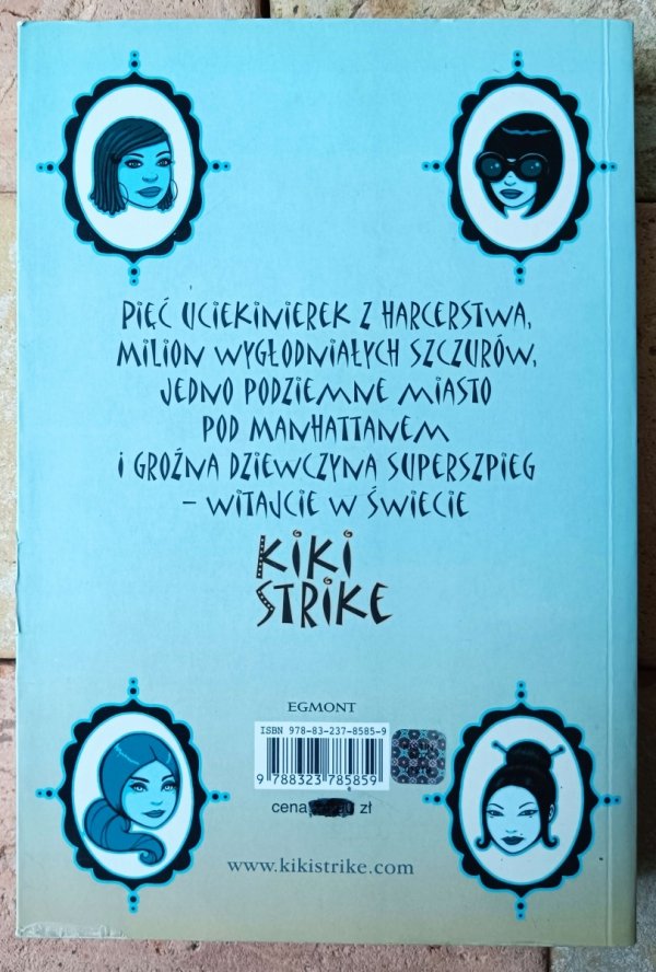 Kirsten Miller • Kiki Strike. Miasto cieni - okładka