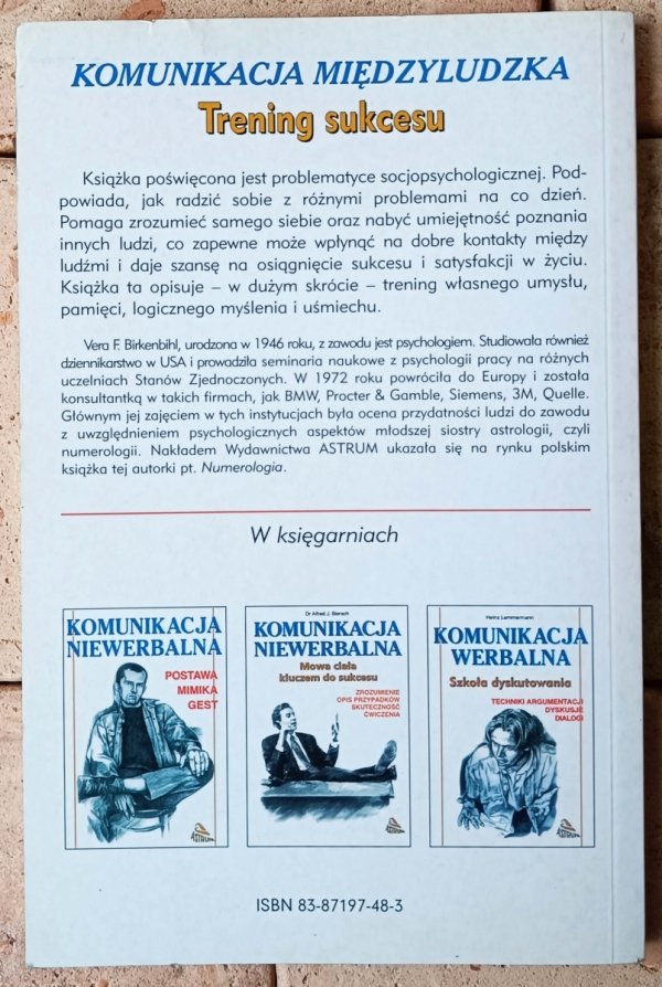 Vera Felicitas Birkenbihl • Komunikacja międzyludzka - okładka