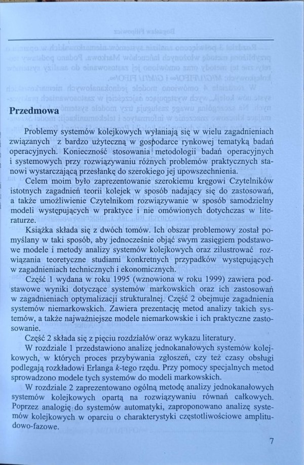 Bogusław Filipowicz - Modelowanie i optymalizacja systemów kolejkowych część II Systemy niemarkowskie