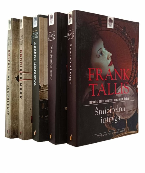 Frank Tallis x5 | Zapiski Liebermanna – komplet | Wiedeń | kryminał retro | okultyzm - okładka