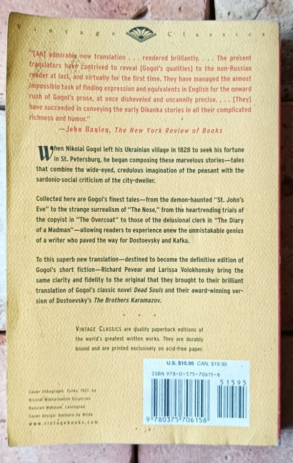 Nikolai Gogol The Collected Tales - okładka