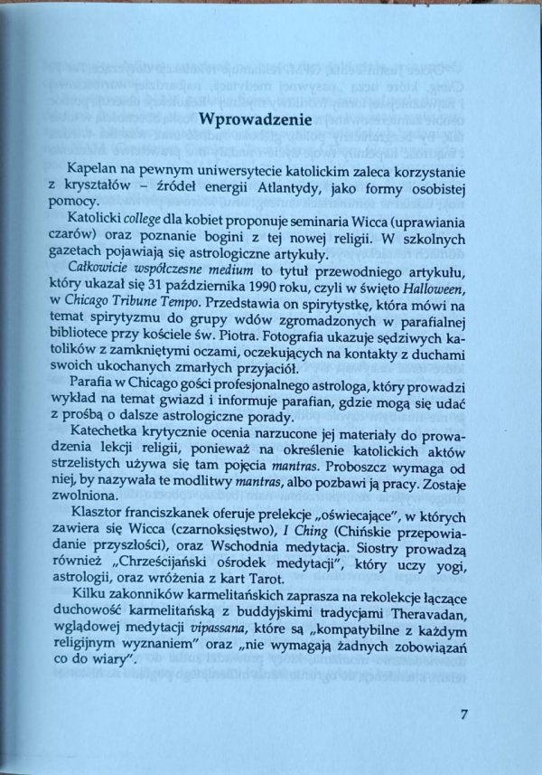 Mitch Pacwa Katolicy wobec New Age - wprowadzenie