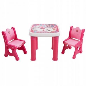 Stolik i 2 krzesła dla dzieci zestaw 