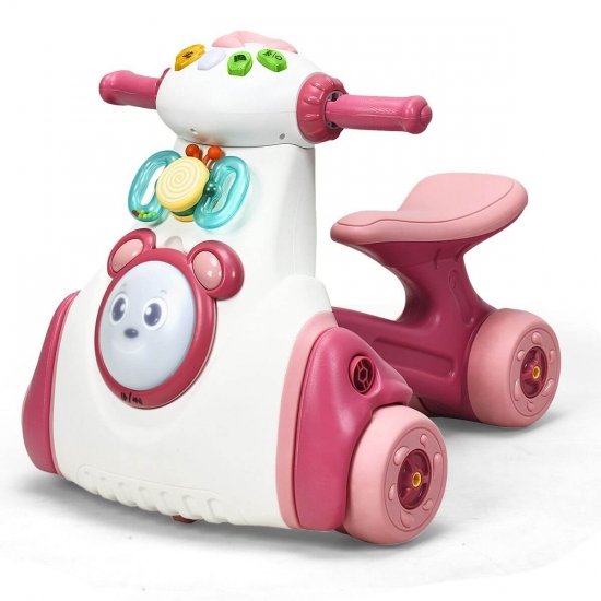 Rower samochodzik biegowy dla dzieci różowy COSTWAY
