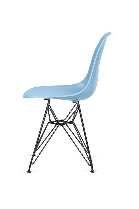 Krzesło DSR BLACK błękitny