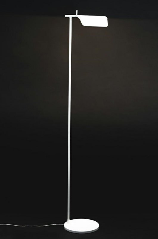 Lampa podłogowa PEAK biała - aluminium
