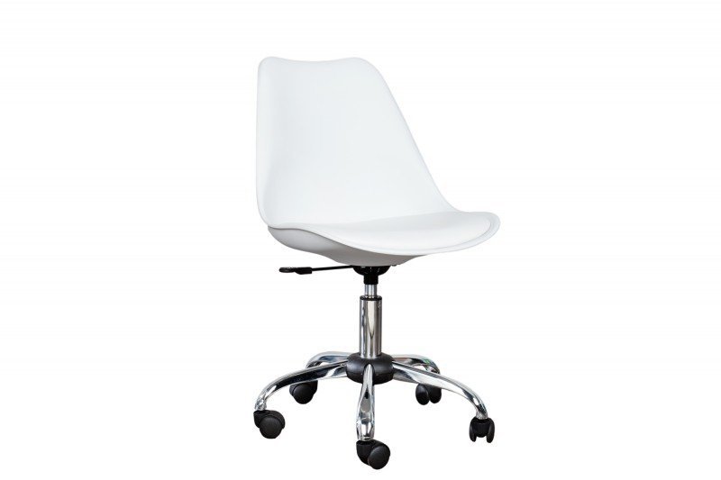 INVICTA Krzesło biurowe SCANDINAVIA -  białe