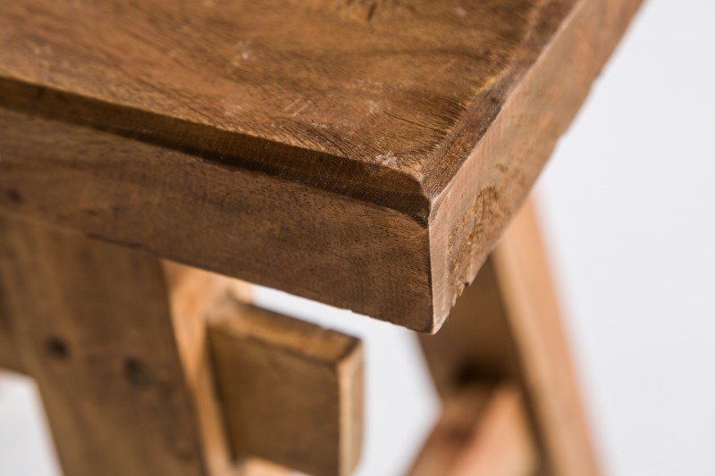 INVICTA stołek HEMINGWAY 50 cm - drewno z recyklingu
