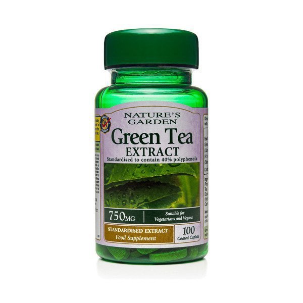 Ekstrakt z Zielonej Herbaty 750 mg 100 Kapletek
