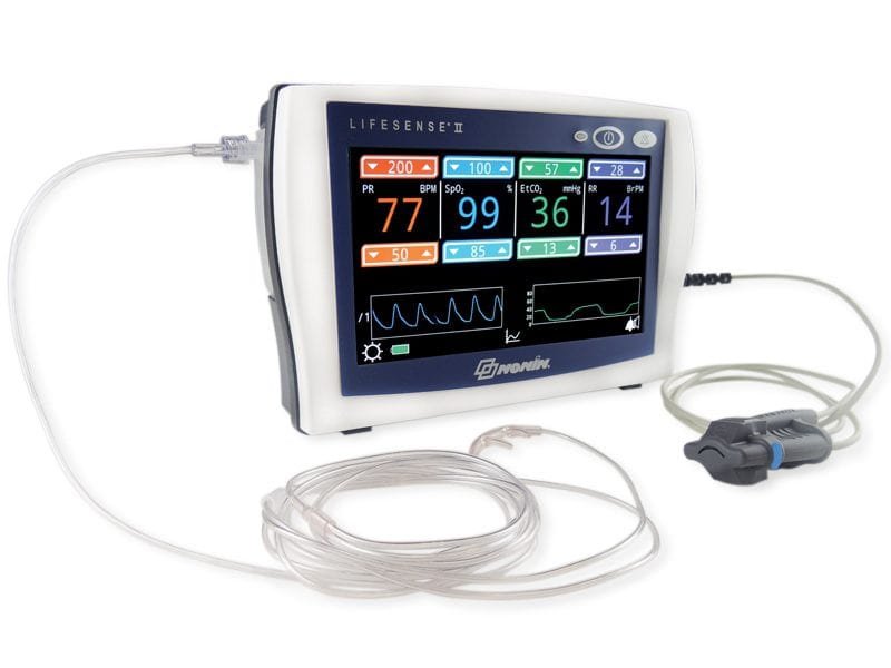 Nonin LifeSense II Kapnograf z pulsoksymetrem