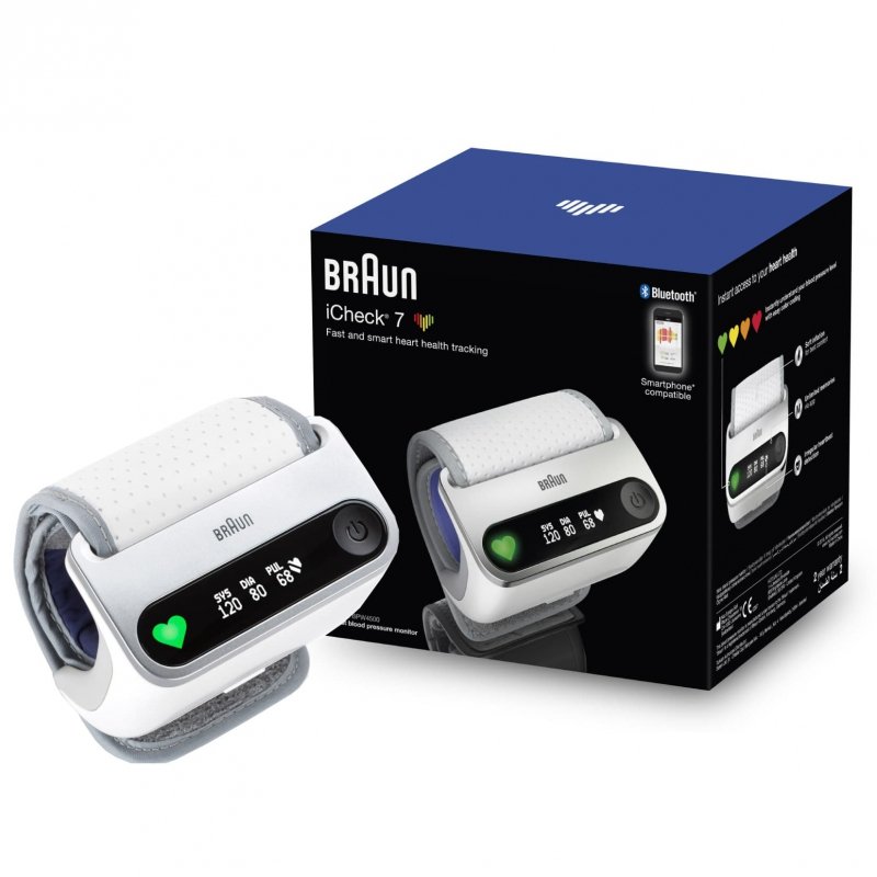 Braun iCheck 7 BPW4500  Ciśnieniomierz nadgarstkowy z Bluetooth