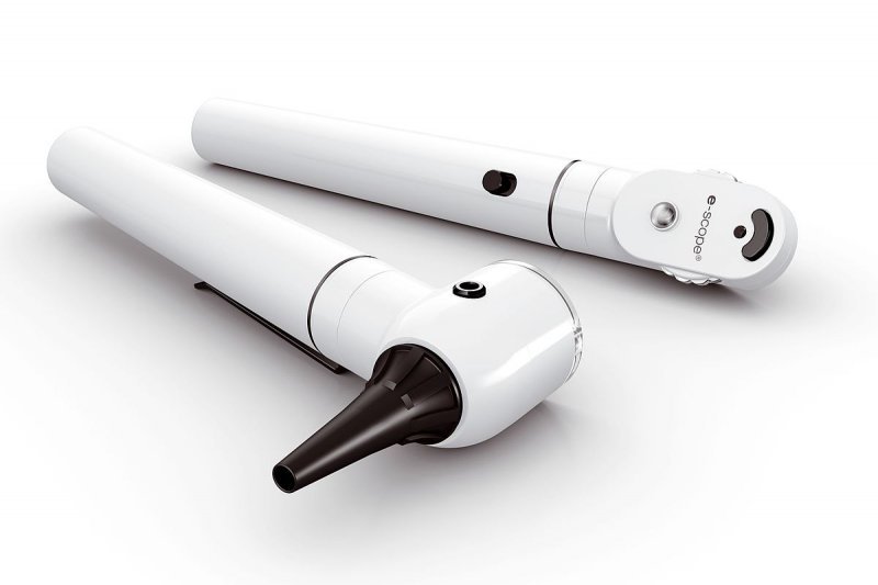 Riester e-scope zestaw otoskop i oftalmoskop-biały światłowodowy XL w twardym etui
