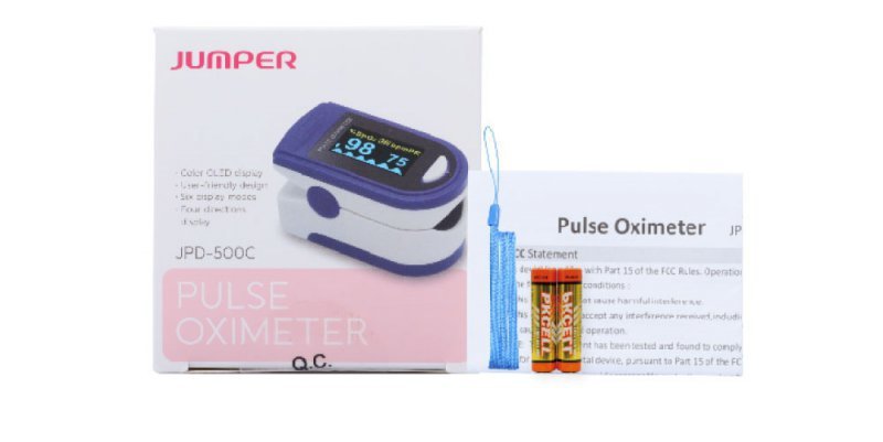 JUMPER JPD-500C Pulsoksymetr napalcowy