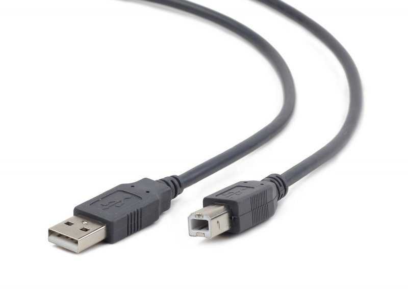 Kabel USB 2.0 Gembird AM-BM, szary (1,8 m)