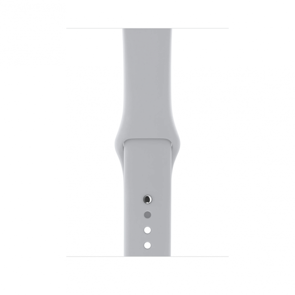 Apple Watch Series 3 GPS + LTE (eSIM) 42mm Silver Aluminium / Sport Band - White (biela)