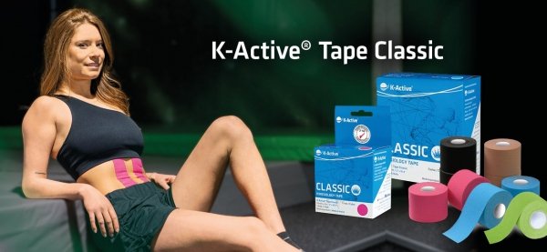 K-Active Kinesiology Tape kolor niebieski 5cm/17 m (Nitto)