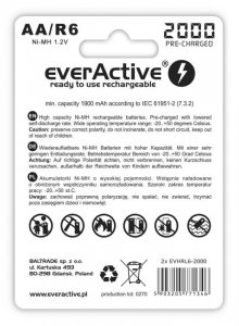R6 2Bl Akumulator Everactive 2000 Silver Line