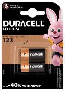 Cr123 2Bl Duracell Bateria Dl123A