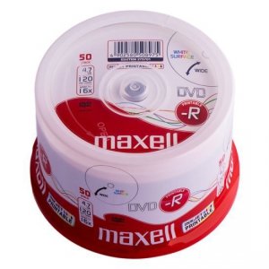 Płyta Dvd-R Maxell - Printable Cake50