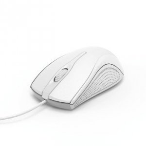 Mysz przewodowa MC-200 biała - Hama