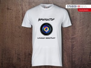 Koszulka biała personalizowana męska Bądź Obiektywny 2 - Studioix.pl