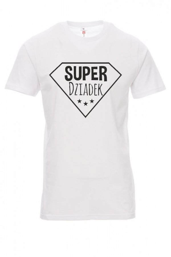 Koszulka biała - znakowanie - SUPER DZIADEK