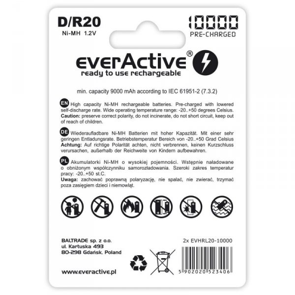 R20 Akumulator 2Bl Everactive 10000 Professional Line