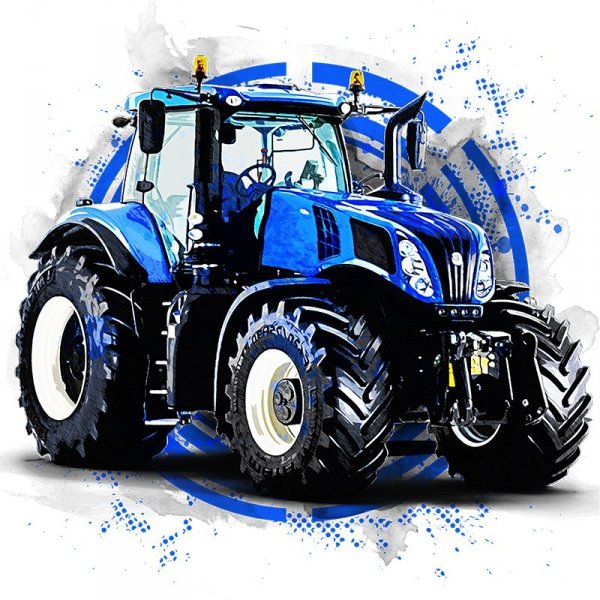 Koszulka rolnicza - ciągnik New Holland