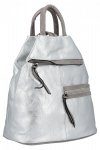 Dámská kabelka batůžek Hernan stříbrná HB0195