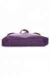 Kožené kabelka shopper bag Vittoria Gotti fialová V26A