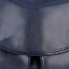 Kožené kabelka listonoška Vera Pelle tmavě modrá 1A