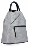 Dámská kabelka batůžek Hernan světle šedá HB0206