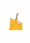 Kožené kabelka shopper bag Vera Pelle žlutá 1356