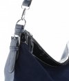 Kožené kabelka univerzální Velina Fabbiano tmavě modrá VF6138