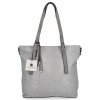 Dámská kabelka shopper bag Hernan světle šedá HB0213-1