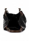 Kožené kabelka shopper bag Vittoria Gotti černá V80049