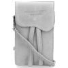 Kožené kabelka univerzální Vittoria Gotti světle šedá V6256C