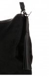 Kožené kabelka shopper bag Vera Pelle černá 8502