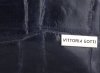 Kožené kabelka shopper bag Vittoria Gotti tmavě modrá V692754