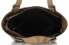 Kožené kabelka univerzální Genuine Leather tmavě béžová 941